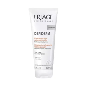 Uriage Depiderm Brightening Cleansing Foam With Vitamin C, Foam Cleanser For Face 50ml