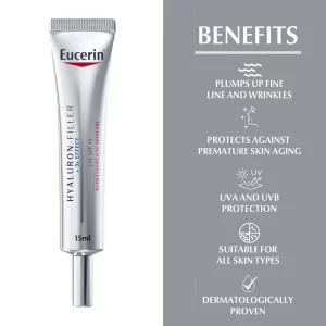 Eucerin Hyaluron-Filler Anti-Wrinkle Eye Cream 15ml - Image 5