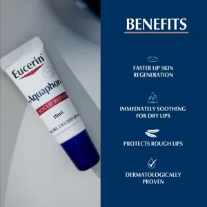 Eucerin Aquaphor SOS Lip Balm For Dry & Cracked Lip Repair 10ml - Image 5