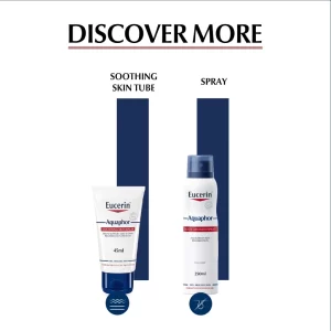 Eucerin Aquaphor SOS Lip Balm For Dry & Cracked Lip Repair 10ml - Image 2