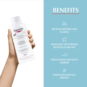 Eucerin AtopiControl Body Lotion For Atopic Dermatitis Care 250ml - Image 4