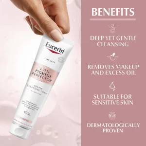 Eucerin Even Pigment Perfector Cleansing Facial Foam For Bright Skin 150g - Image 4