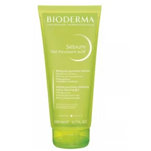 Bioderma Sebium Gel Moussant Actif Intense Purifying Foaming Gel Oily to Acne-prone Skin 200ml