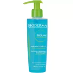 Bioderma Sebium Moussant Purifying Cleansing Foaming Gel For Combination To Oily Skin 200ml