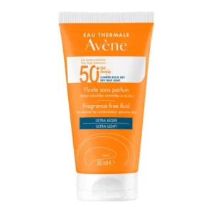 Avène Fragrance Free SPF 50+ Fluid Sunscreen For Normal To Combination Skin 50ml