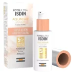 Isdin FotoUltra SPF 50 Age Repair Color Fusion Water, Tinted Facial Sunscreen 50ml