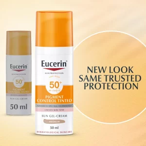Eucerin Sun Pigment Control Medium Tinted Sunscreen Gel-Cream SPF50+ For Hyperpigmentation 50ml - Image 3