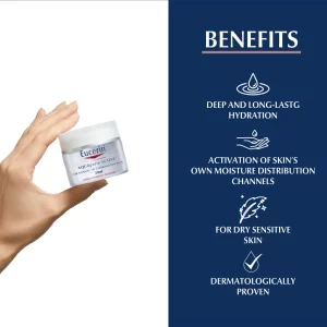 Eucerin Aquaporin Active Light Moisturizer Cream For Normal To Combination Skin 50ml - Image 3