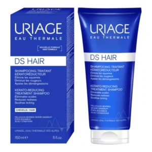 Uriage DS Hair Kerato-Reducing Dandruff Shampoo, Eliminates Scales, Itching & Redness 150ml
