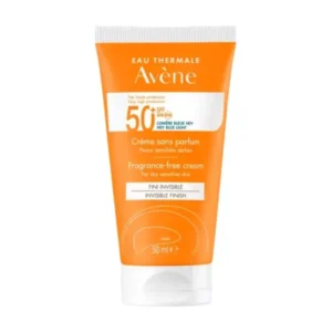 Avene Fragrance Free SPF50+ Face Sunscreen Cream For Dry Sensitive Skin 50ml
