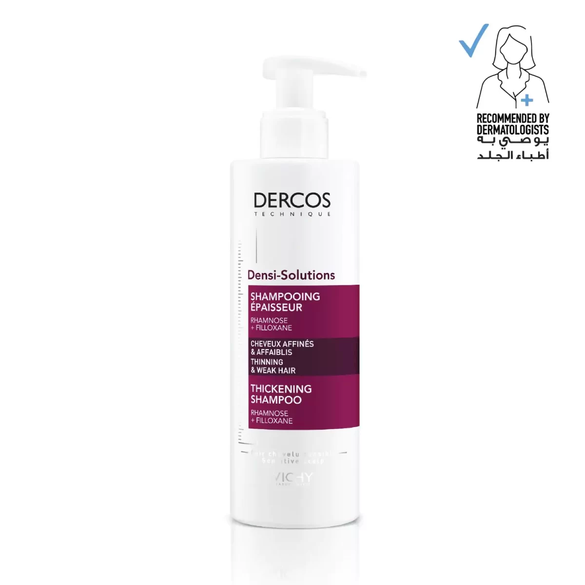 Vichy Dercos Densi-Solutions Thickening Shampoo 250ml - Image 1