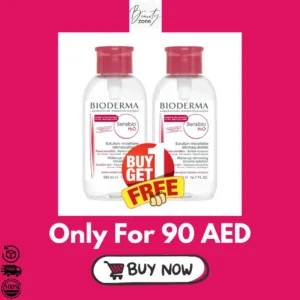 Bioderma Sensibio H2O Cleansing & Make up Removing Micellar Water For Sensitive Skin Buy One Get One 500ML