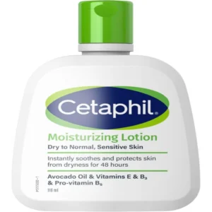 Cetaphil Moisturizing Lotion, Face & Body Moisturizer For Men & Women With Dry to Normal and Sensitive Skin, Unscented, 118ml