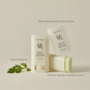 Beauty of Joseon Matte Sun Stick Sunscreen With Mugwort + Camelia SPF 50+ & PA++++ 18g - Image 2