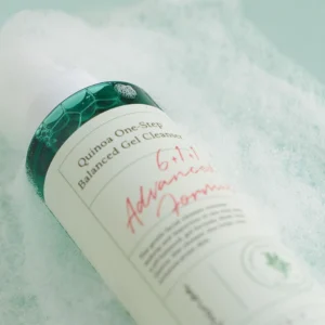 Axis-Y Quinoa One Step Balanced Clear + Hydrate Gel Cleanser 180ml - Image 2