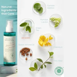 Axis-Y Quinoa One Step Balanced Clear + Hydrate Gel Cleanser 180ml - Image 3