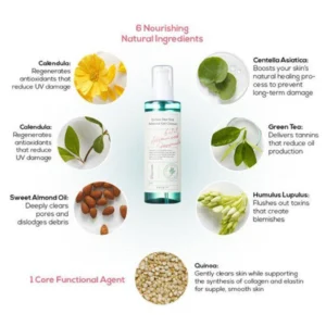 Axis-Y Quinoa One Step Balanced Clear + Hydrate Gel Cleanser 180ml - Image 4