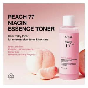 Anua Peach 77 + Niacin Essence Facial Toner 250ml - Image 3