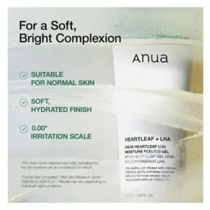 Anua Heartleaf + LHA Moisture Peeling Gel 120ml - Image 4