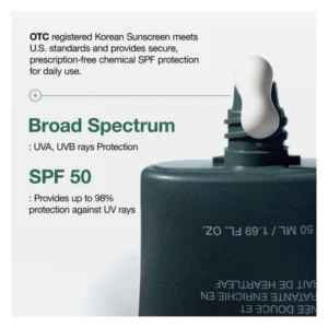 Anua Heartleaf Silky Moisture SP50+ PA++++ Sun Cream 50ml - Image 3