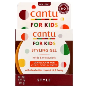 Cantu, For Kids, Styling Gel, For Curls, Coils & Waves, 2.25 oz (64 g) - Image 2