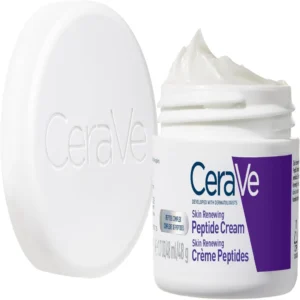 CeraVe Skin Renewing Night Cream | Niacinamide, Peptide Complex, and Hyaluronic Acid Moisturizer for Face | 1.7 Ounce - Image 2