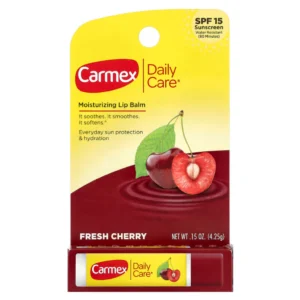 Carmex, Daily Care®, Moisturizing Lip Balm, SPF 15, Fresh Cherry, 0.15 oz (4.25 g) - Image 2