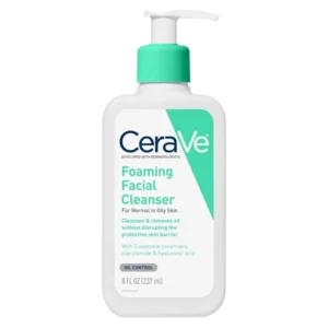 CeraVe Foaming Facial Cleanser 237ml - For Normal to Oily Skin