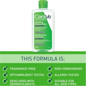 CeraVe Hydrating Micellar Water - 295ml - Image 3
