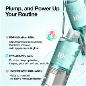 Anua PDRN 100 Hyaluronic Acid Booster Toner 250ml - Image 3