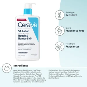 CeraVe SA Moisturizing Lotion 237ml - Image 3